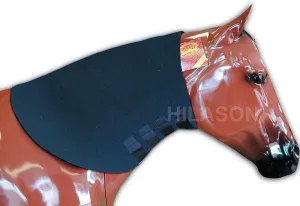 HILASON Black Heavy Duty Horse Neoprene Neck Sweat Wrap Grooming Tack