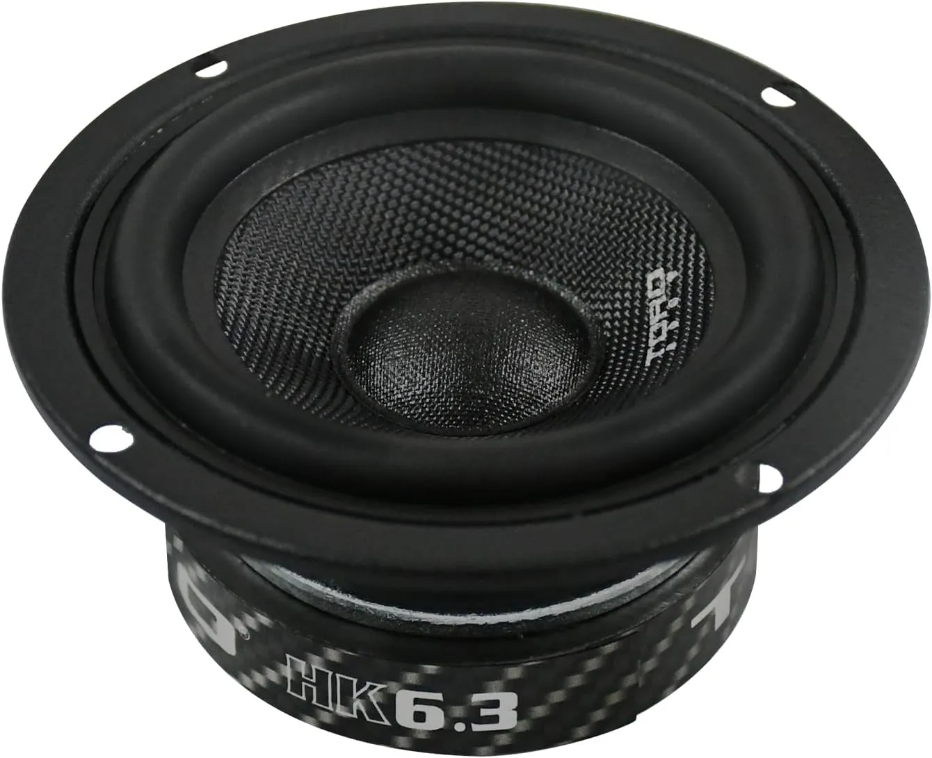 HK63 | 6.5 Inch 3-Way Component Car Speaker Set - 180 Watts RMS / 360 Watt MAX / 20mm Ferro Fluid Tweeters, 4 Ohm, 1” KSV Voice Coils. Four Speakers, 2 Tweeters, 2 Crossovers, 2 Grills (PAIR)