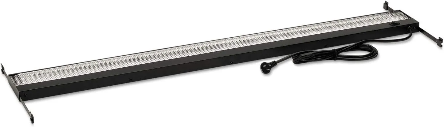 HON Task Light for Stack-on Storage - Task Light For Stack-On Storage Unit, 46-1/2w x 4-7/8d x 1-1/8h, Black