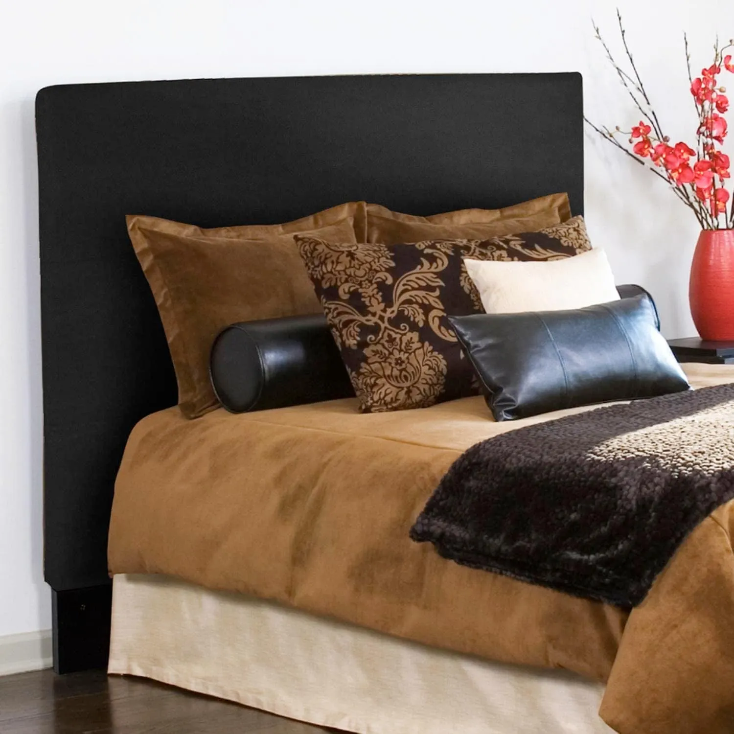 Howard Elliott 122-194 Slipcover for Headboard, Twin, Avanti Black
