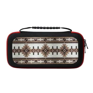 HTTUP Native American Print Carrying Essentials Case The Ultimate Travel Bag Portable and Protective Bag