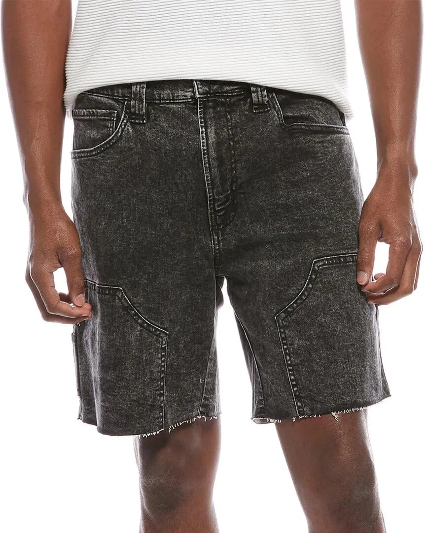 HUDSON Jeans Mens Carpenter Kenton Short, 33, Black