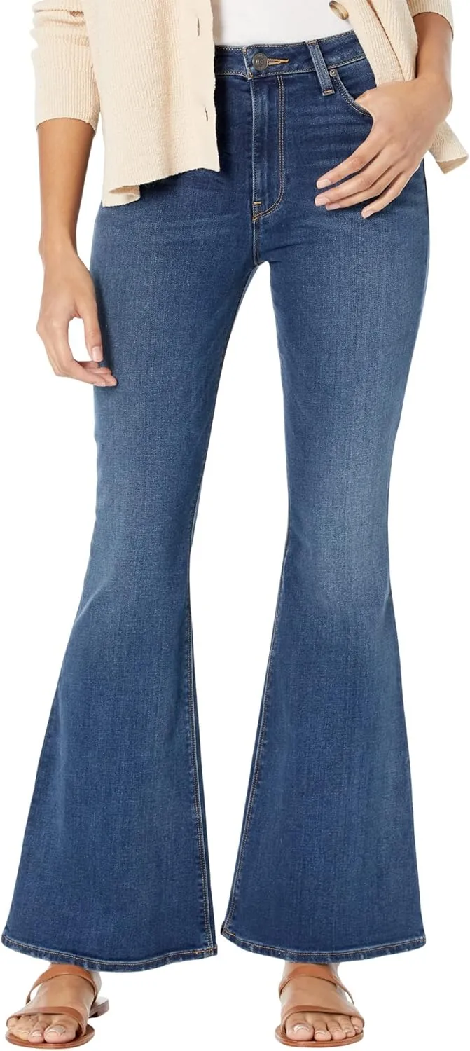 HUDSON Women's Holly High Rise, Petite, Flare Jean
