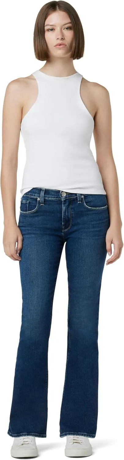 HUDSON Women's Nico Mid-Rise Bootcut Barefoot Jean