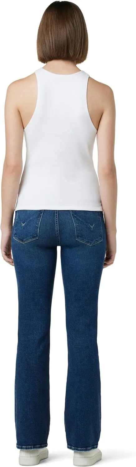 HUDSON Women's Nico Mid-Rise Bootcut Barefoot Jean