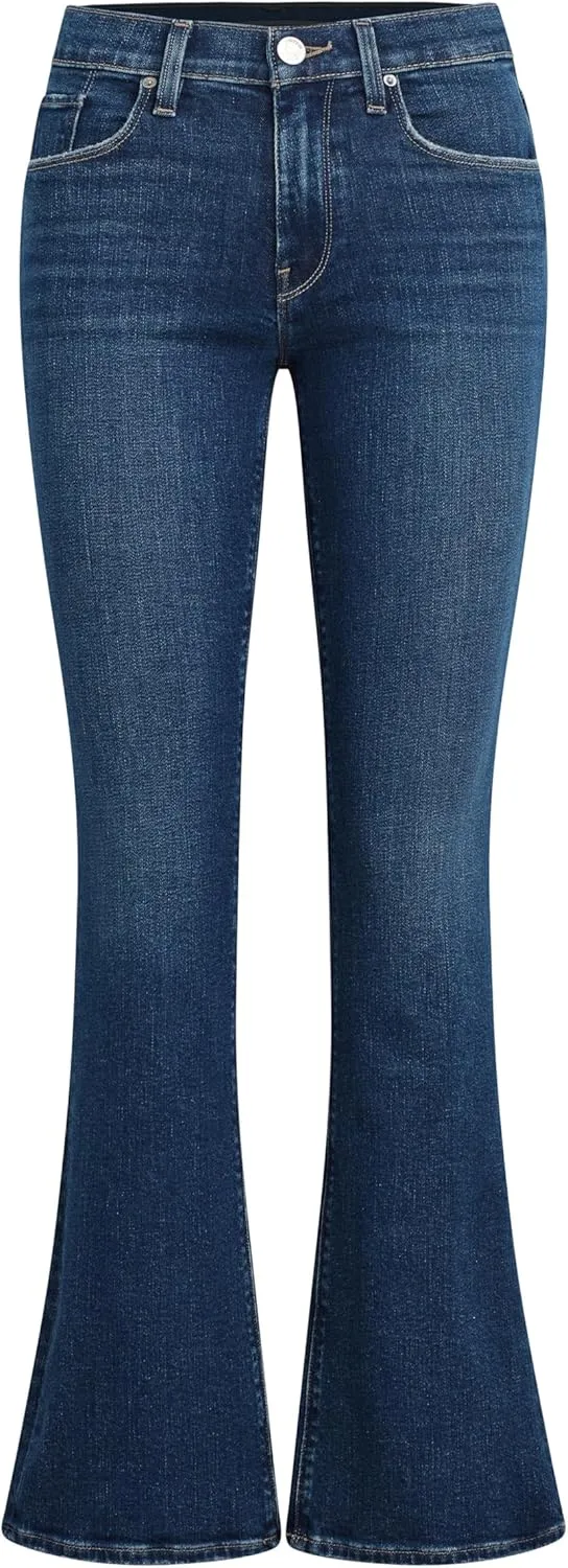 HUDSON Women's Nico Mid-Rise Bootcut Barefoot Jean
