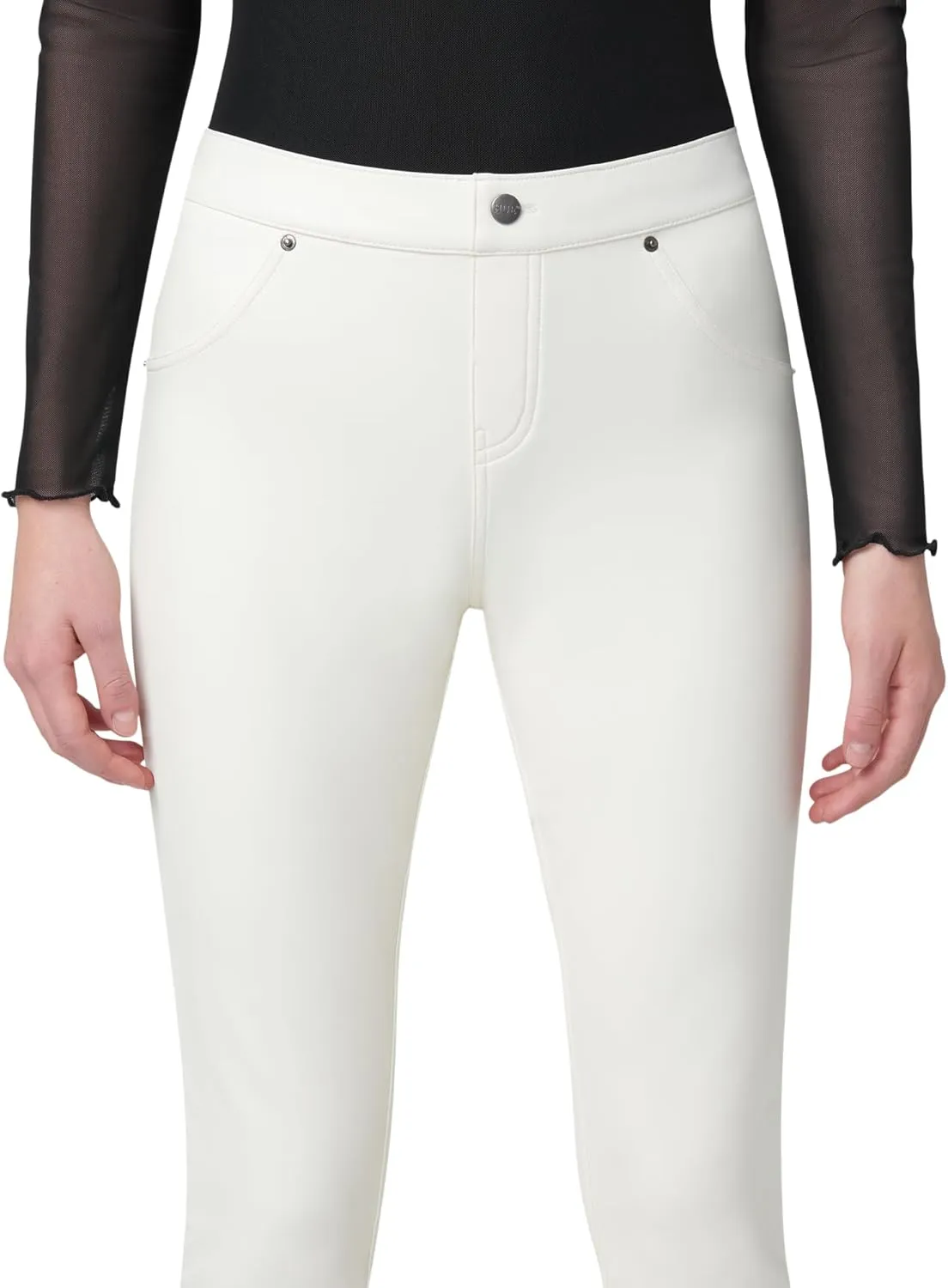 HUE Women's Faux Leather Leggings