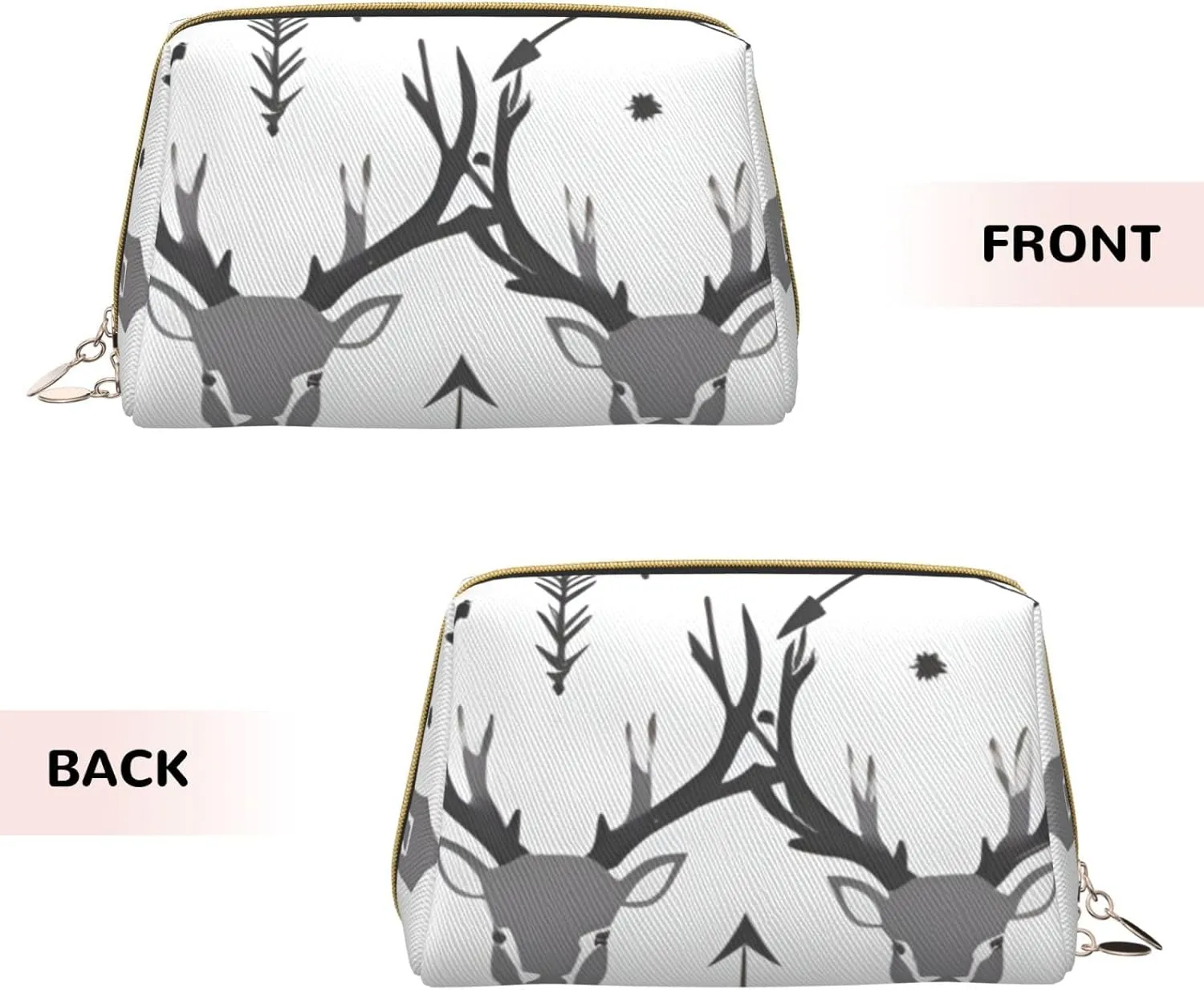 Hunting Arrows Deer. Toiletry Pouch, Travel-Friendly Makeup Organizer For Makeup Brushes, Lipsticks