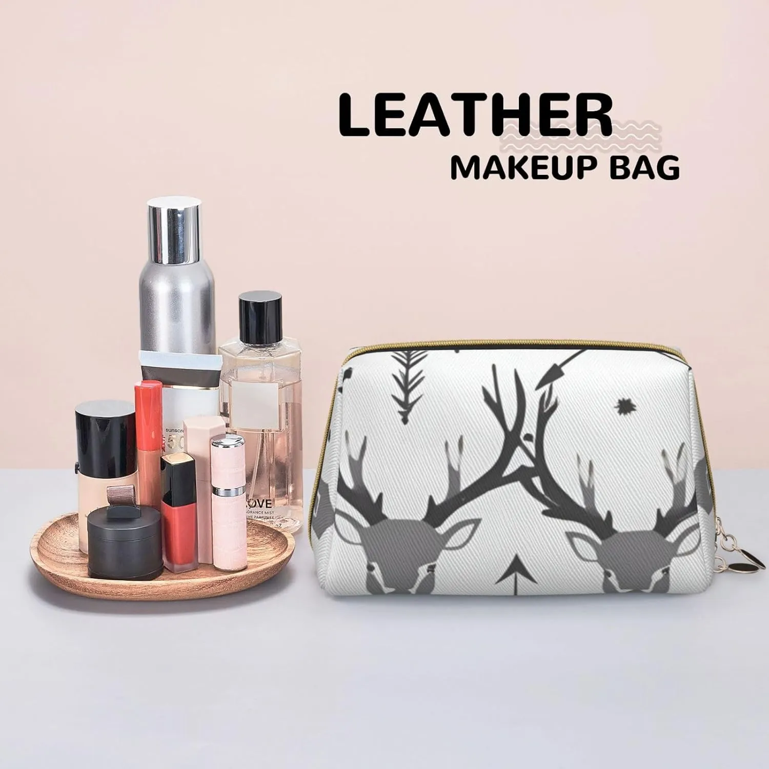 Hunting Arrows Deer. Toiletry Pouch, Travel-Friendly Makeup Organizer For Makeup Brushes, Lipsticks