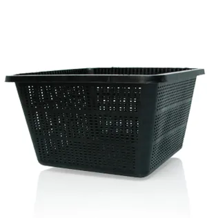 Hydrofarm Active Aqua HG9SQBK 9-Inch Square Basket, 9", Bag of 24