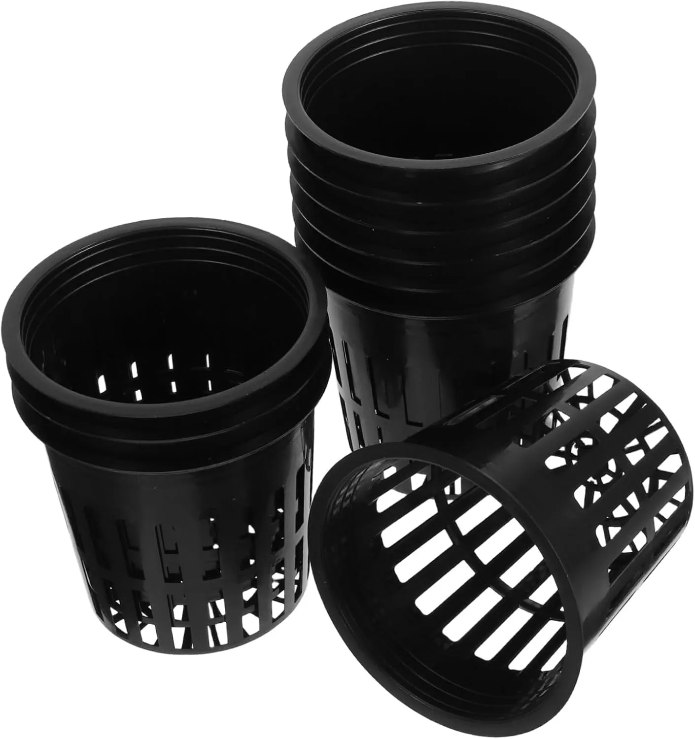 Hydroponic Supplies 10pcs 4 Inch Planting Baskets Root Control Mesh Cups for Clean and Efficient Gardening