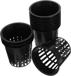 Hydroponic Supplies 10pcs 4 Inch Planting Baskets Root Control Mesh Cups for Clean and Efficient Gardening