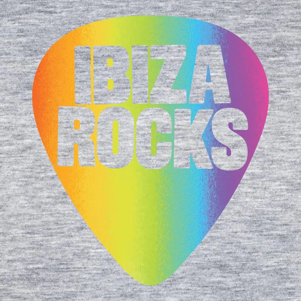 Ibiza Rocks Shimmer Rainbow Logo Woven Tote Bag