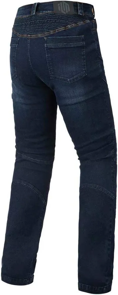 ILM Motorcycle Dirt Bike Pants for Men CE Armored Motocross Riding Gear Jeans Motorbike Adventure Touring Pant BJN01 Blue