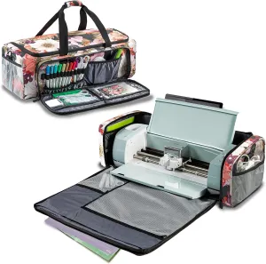 IMAGINING Carrying Case Bag for Cricut Maker 4, Maker 3, Explore 4, Explore 3, Explore Air 2, Large Opening Storage for Cricut Accessories and Suppliers