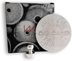 IMS Big Bang Ultra Thin 0.5 mm Puck Screen with Magnet Pin, 53.3mm. Compatible with 54mm Breville Sage Solis Espresso Machines