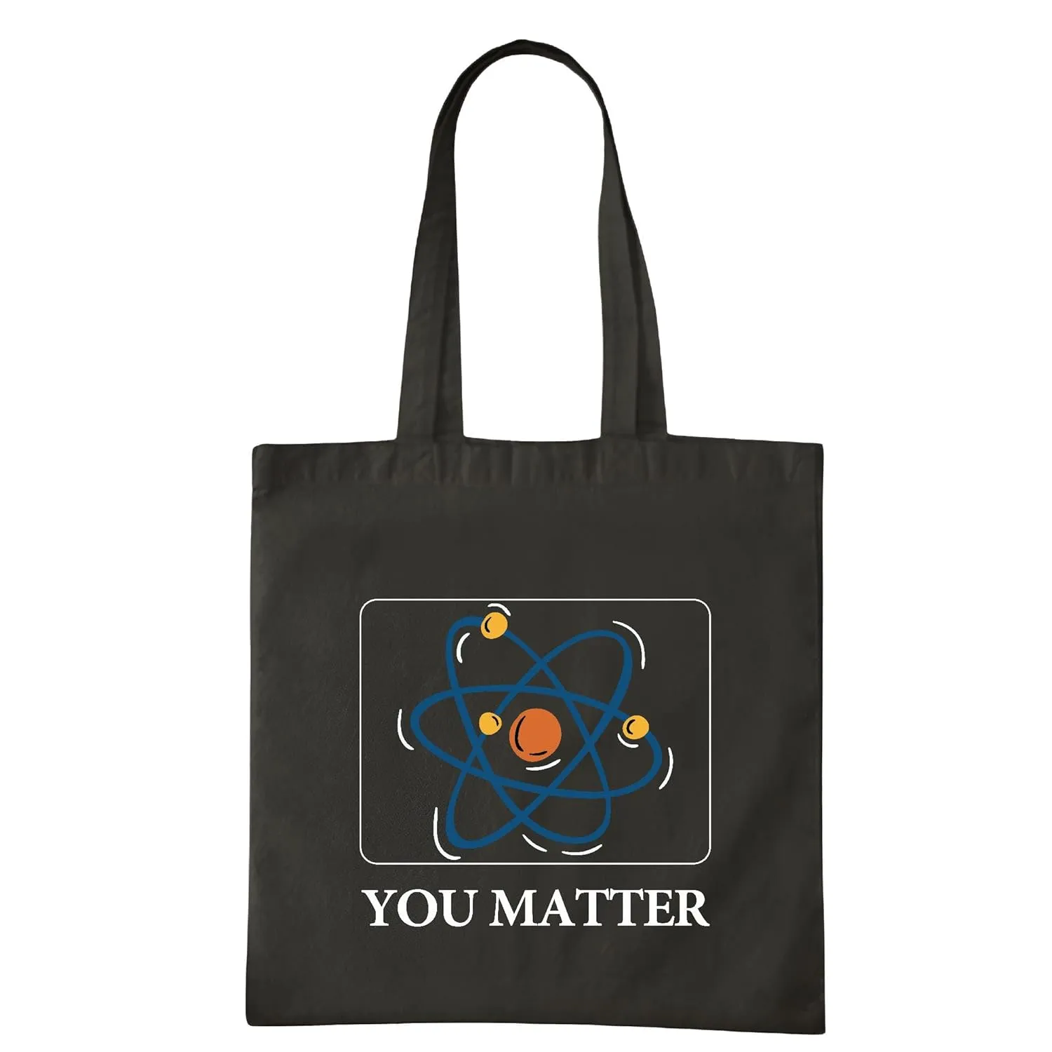 In the World of Science Kindness is the Ultimate Catalyst as a Biology and Chemistry Teacher Navy Black Multicolor Canvas Tote Bag