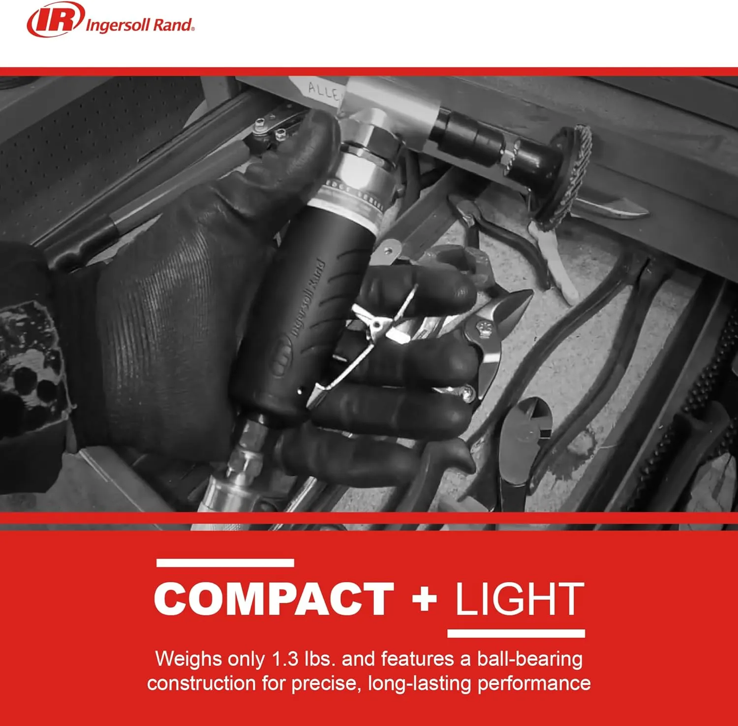 Ingersoll Rand 3101G Edge Series Portable 1/4-Inch Right-Angle Die Grinder with Lightweight Design