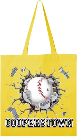 inktastic Cooperstown Baseball Breakthrough Tote Bag