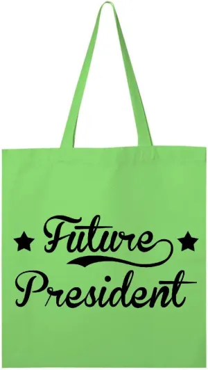 inktastic Future President Tote Bag