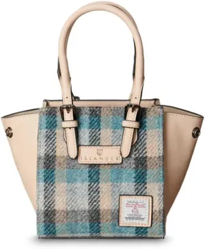 Islander The Mini Caillie Tote Harris Tweed & PU leather (Islander Tartan)