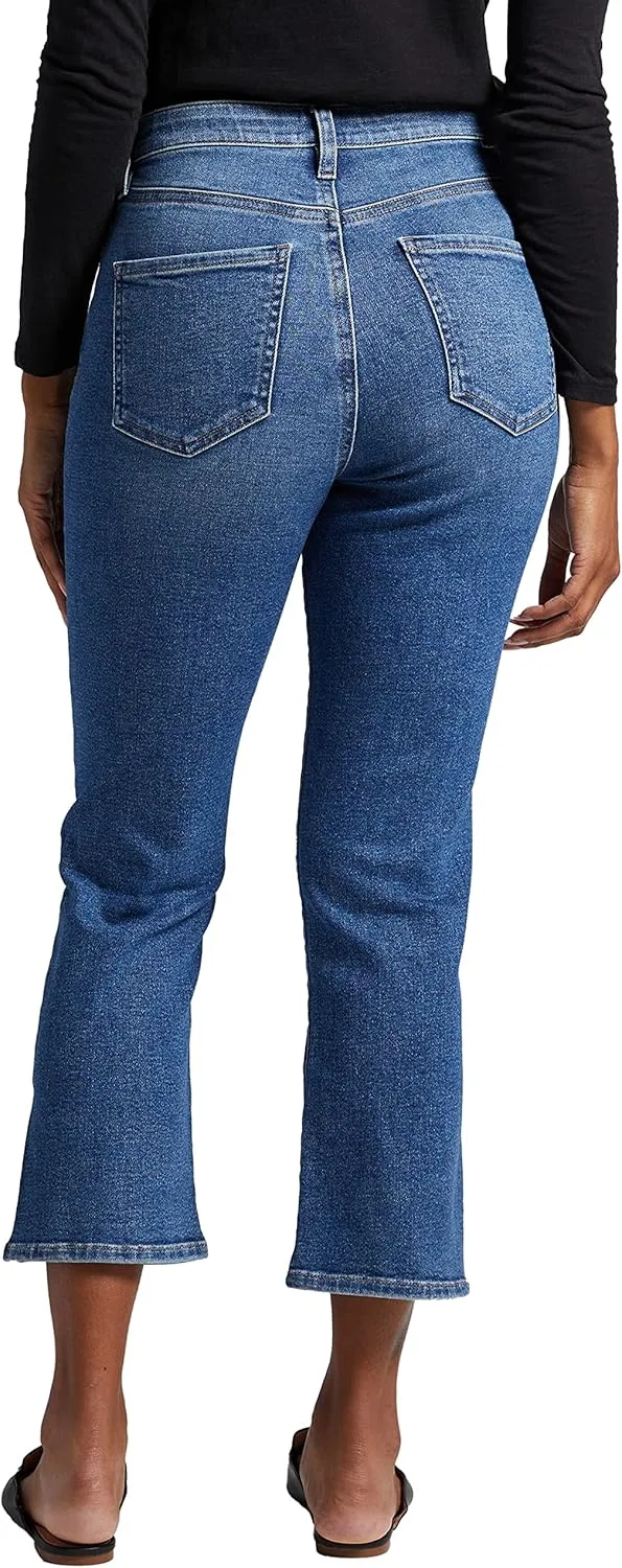 JAG Women's Phoebe High Rise Cropped Bootcut Jeans