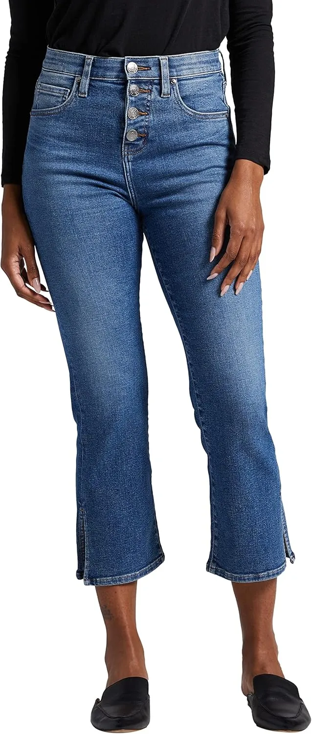 JAG Women's Phoebe High Rise Cropped Bootcut Jeans