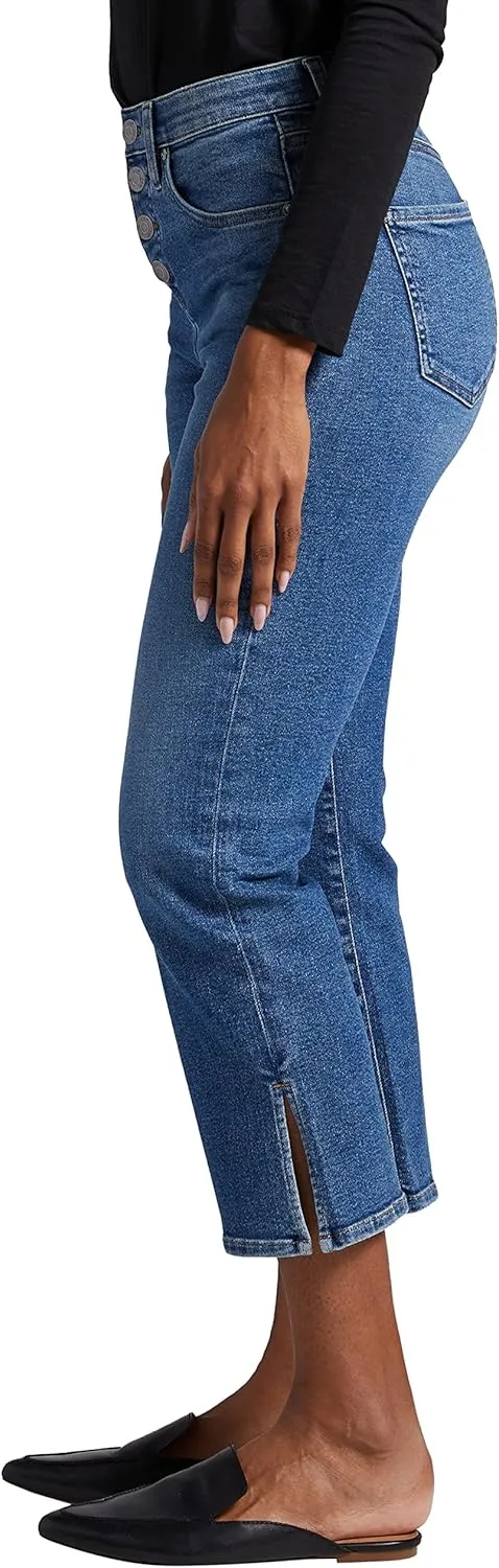 JAG Women's Phoebe High Rise Cropped Bootcut Jeans