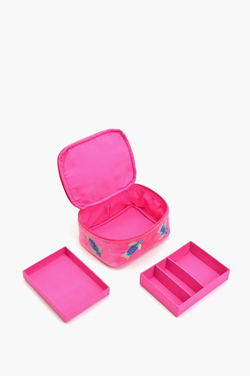Jewelry Box Pink Turtle