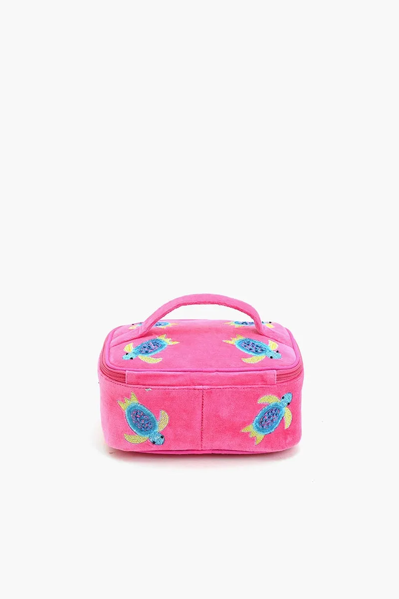 Jewelry Box Pink Turtle