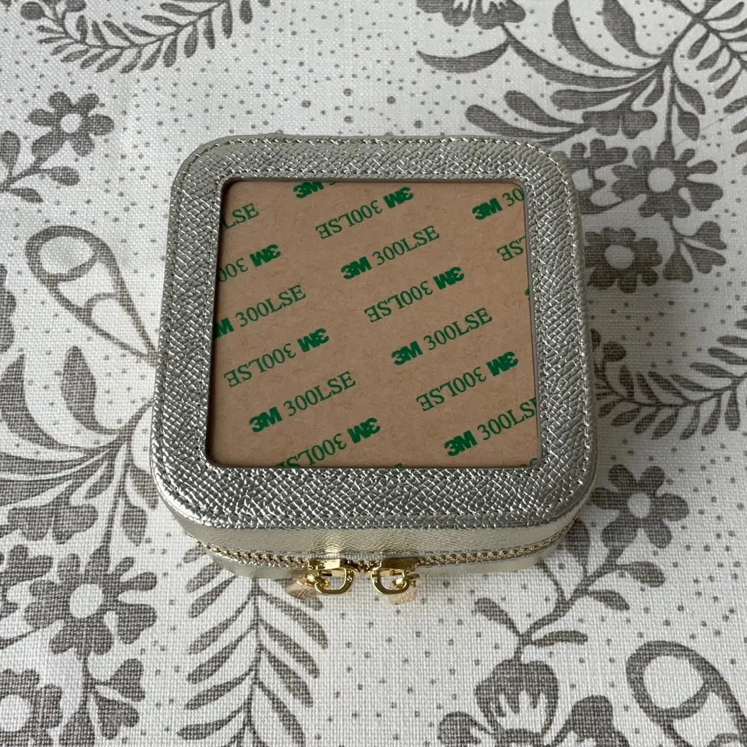 Jewelry Box Small in Gold Pebble A-RBJBGoldsmall
