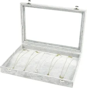 Jewelry Box With Clear Glass Lid 10 Different Designs Velvet Jewelry Organizer Box Jewelry Jewellry Holder