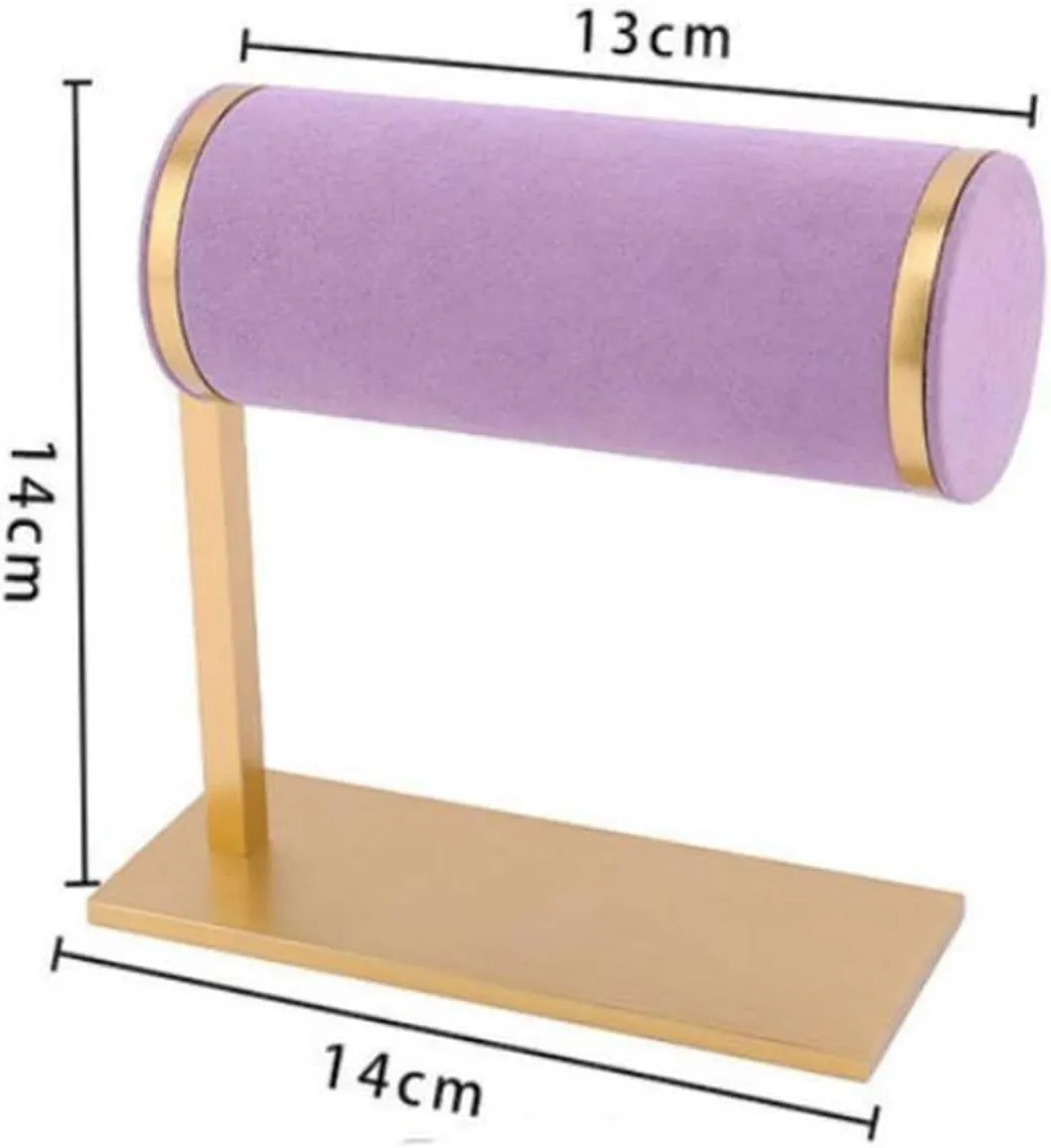 Jewelry Display Stand Jewelry Display Watch Organizer Bracelet Holder Hair Band Rack Portable Velvet Bracelet Scrunchie Organizer Display Stand Jewelry Holder ( Color : Style A3 )