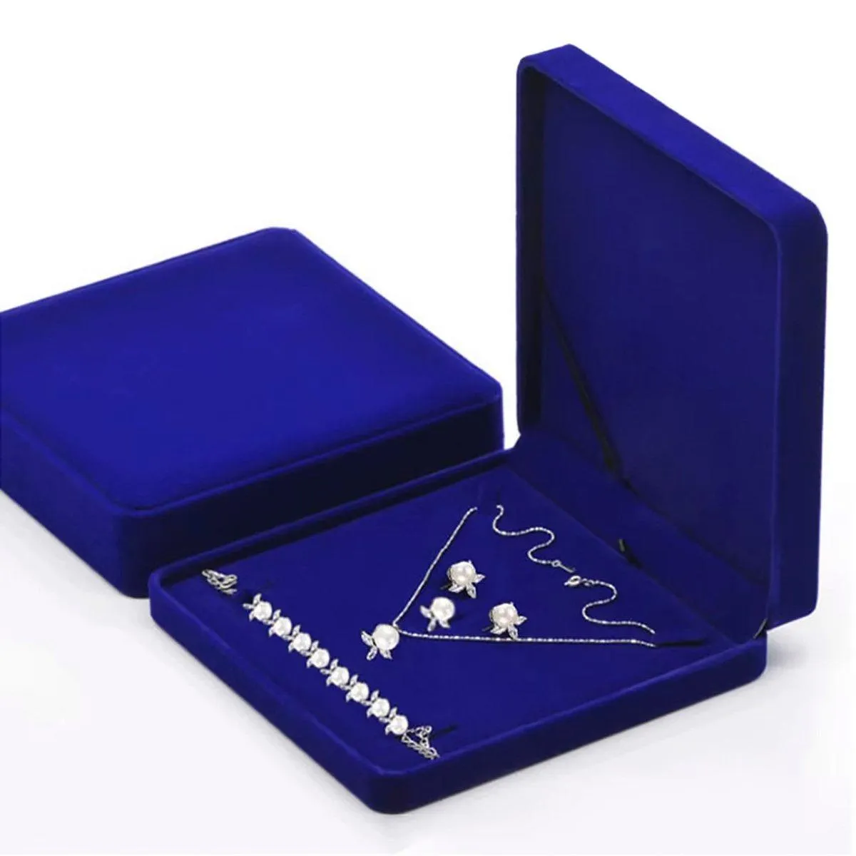 Jewelry Gift Box Storage Display Case 6Colours 1PC
