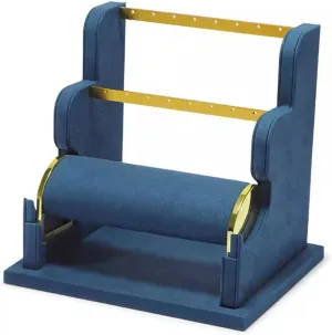 Jewelry Holder Jewelry Stand Display Rack Velvet Jewelry Display Stand Detachable Earring Bracelet Watch Display Storage Rack Jewellery Stand (Color : A) (E)