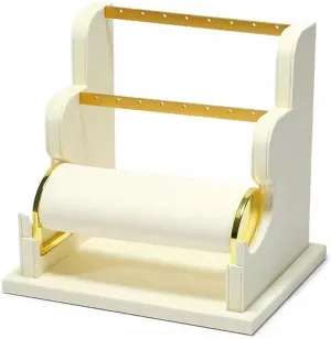 Jewelry Holder Stand Jewelry Stand Display Rack Velvet Jewelry Display Stand Detachable Earring Bracelet Watch Display Storage Rack Necklace Hanger Wall Mount