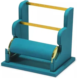 Jewelry Organizer Jewelry Stand Display Rack Velvet Jewelry Display Stand Detachable Earring Bracelet Watch Display Storage Rack Room Decor Aesthetic (Color : B) (D)