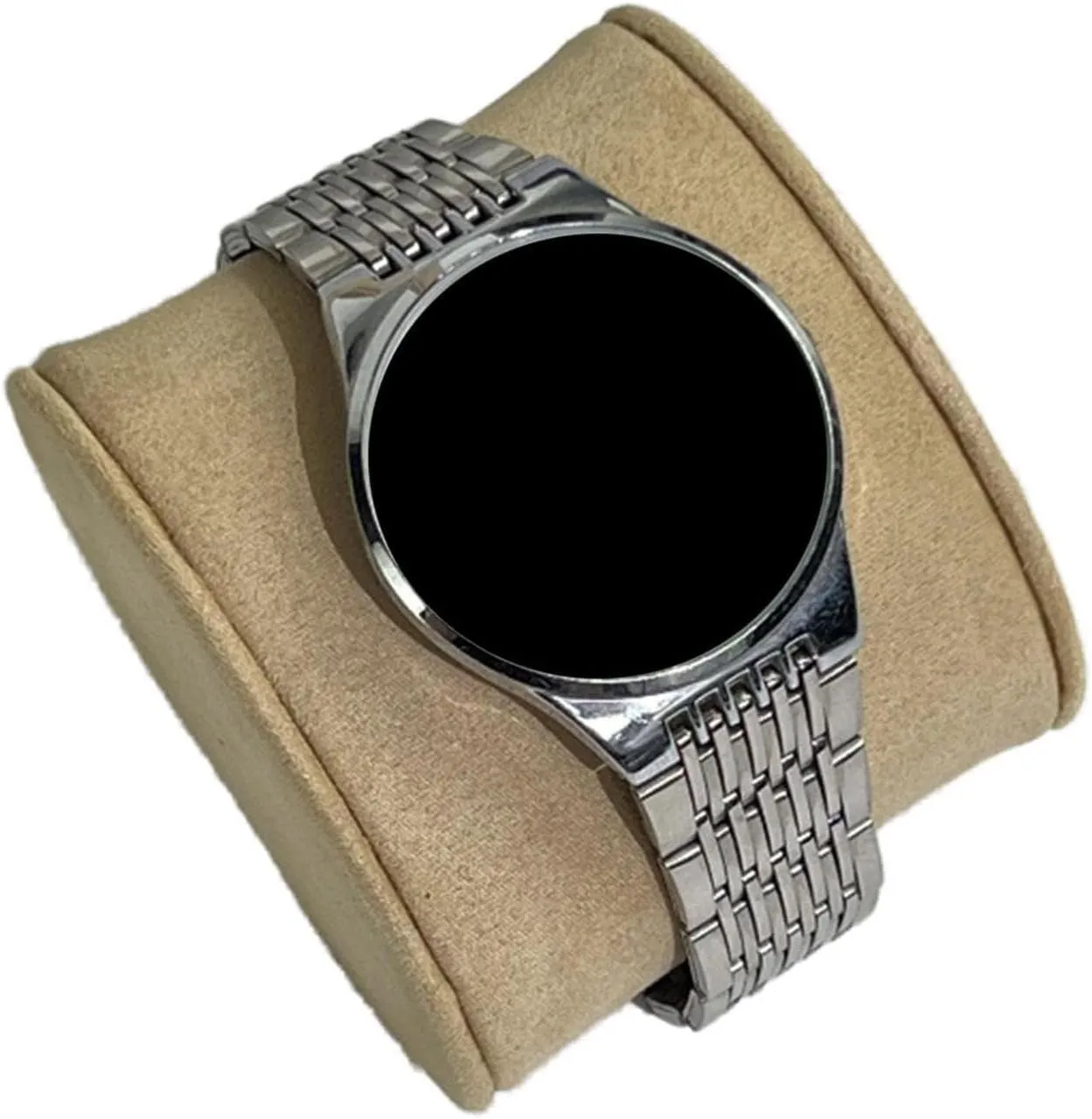 Jewelry Organizer Watch Display Stand Velvet Bracelet Holder for Jewelry Display Rack for Countertop Jewelry Display Stand(Beige)
