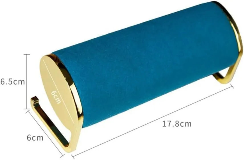 Jewelry Rack High-Grade Counter Velvet Window with Jewelry Display Props Watch Bracelet Bracelet Jewelry Storage Racks Jewelry Display(Blue)