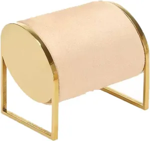 Jewelry Rack Small Bracelet Holder Velvet Bracelet Displays for Selling, Bangle Organizer and Storage for Show, Watch Holder Stand Gold Jewelry Holder