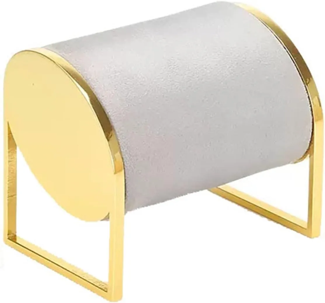 Jewelry Rack Small Bracelet Holder Velvet Bracelet Displays for Selling, Bangle Organizer and Storage for Show, Watch Holder Stand Gold Jewelry Holder