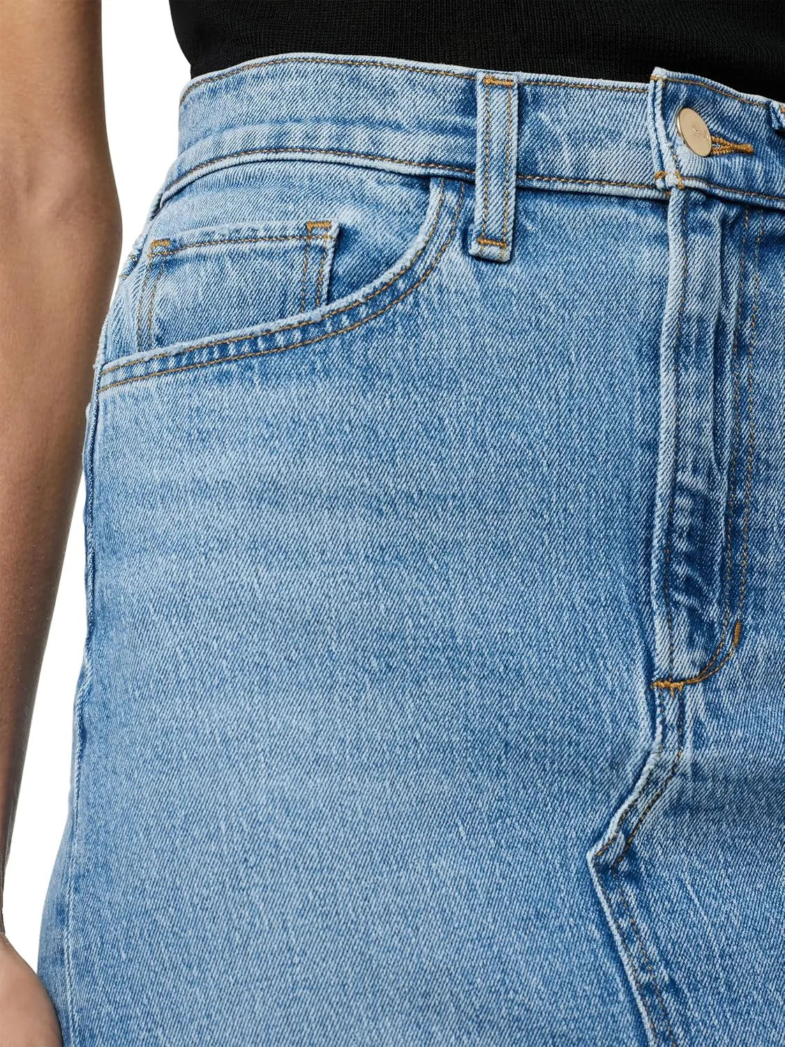 Joe's Women's The Joplin High Rise Knee Length Denim Skirt with Front Slit