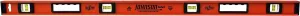 Johnson Level & Tool 1253-4800 Heavy Duty I-Beam Aluminum Level, 48", Orange, 1 Level