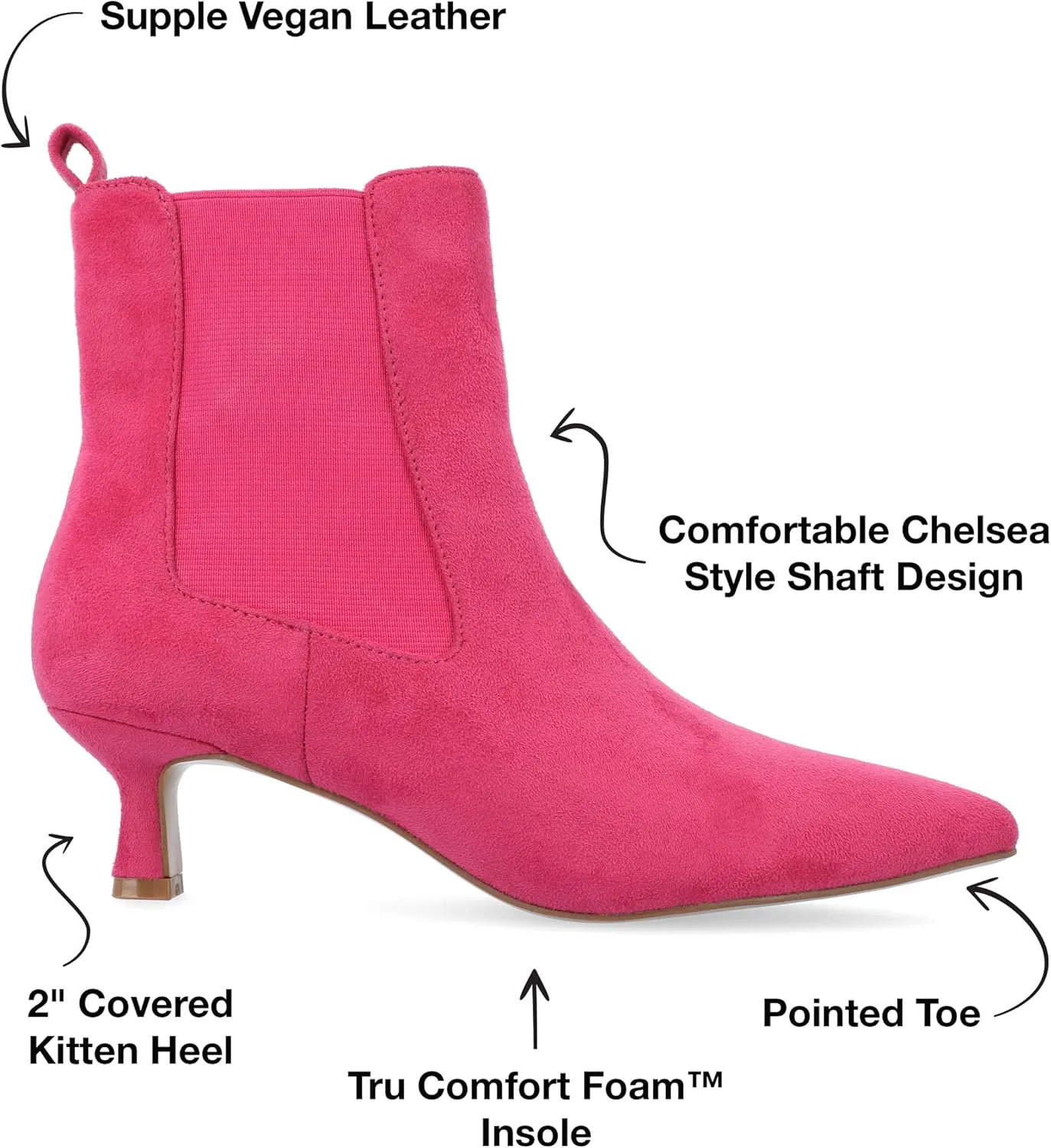 Journee Women's Comfort Foam Tenlee Booties