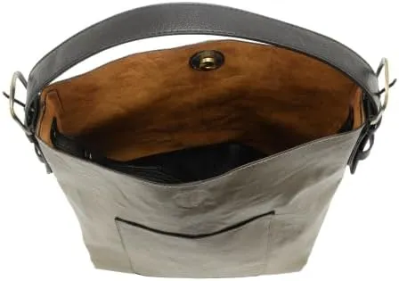 Joy Susan Womens Faux Leather: Hobo 2-in-1 Handbag