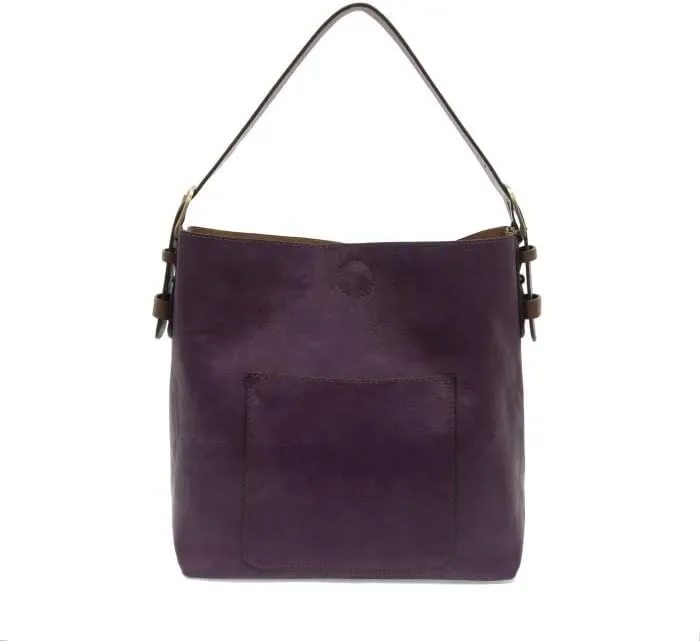 Joy Susan Womens Faux Leather: Hobo 2-in-1 Handbag