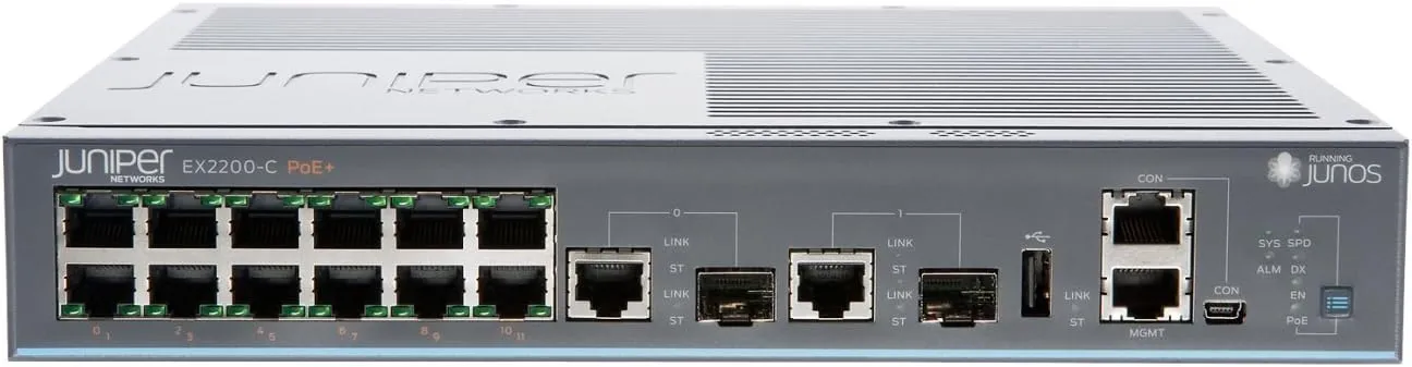 Juniper Layer 3 Switch (EX2200-C-12P-2G)