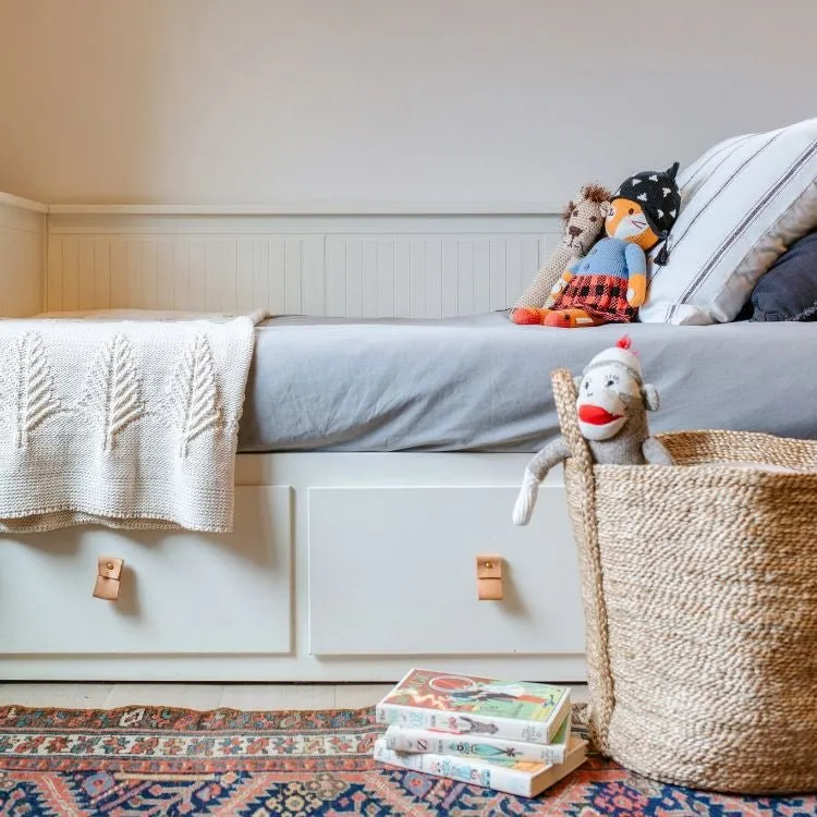 Jute Laundry Basket - Round