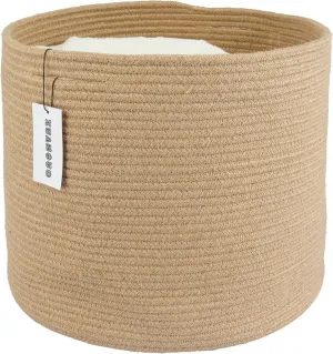 Jute Rope Basket For Girls Boys Kids 16”X14” Baby Laundry Baskets Nursery Bin Round Woven Basket Organizer For Storage Toys Blankets Shoes Clothes