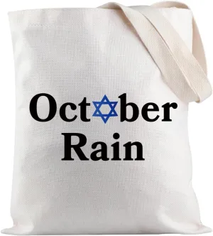 JXGZSO Support Israel Shopping Bag Stand With Israel Shoulder Bag Israel Strong Merch Jewish Gift